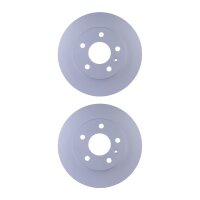 2 Brake Discs full Ø 65.5 mm 10 mm HELLA suitable...