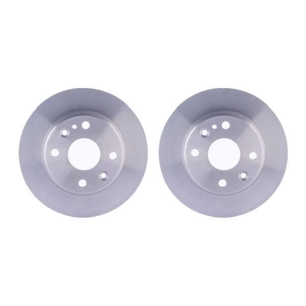 2 Brake Discs full Ø 55 mm 9 mm HELLA suitable for e.g. MAZDA 323