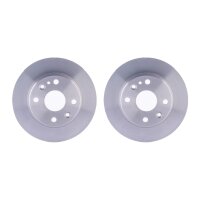 2 Brake Discs full Ø 55 mm 9 mm HELLA suitable for...