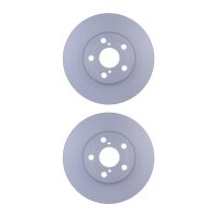 2 Brake Discs ventilated Ø 55.2 mm 25 mm HELLA for...