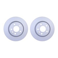 2 Brake Discs full Ø 68.2 mm 13.6 mm HELLA...