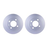 2 Brake Discs full Ø 65.1 mm 8.8 mm HELLA suitable...