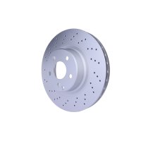 Front brake disc HELLA PAGID for MERCEDES S-KLASSE