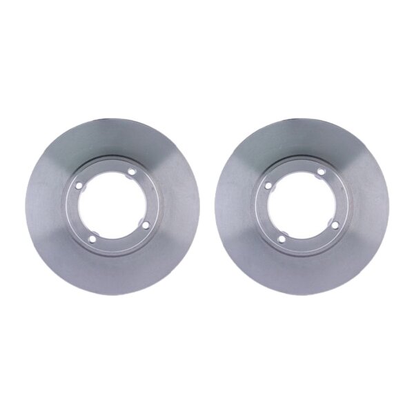 2 Brake Discs full Ø 86.1 mm 12.5 mm HELLA suitable for CHEVROLET MATIZ