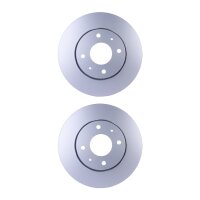 2 Brake Discs externally ventilated Ø 69.1 mm 24...