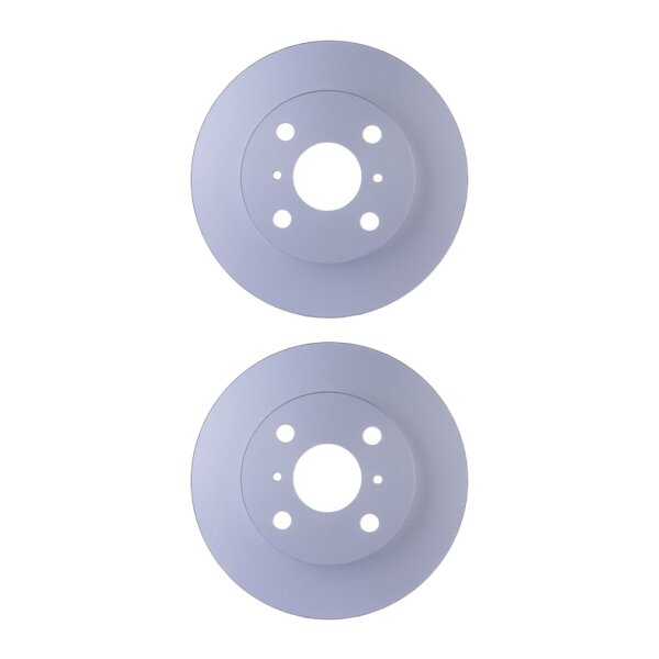 2 Brake Discs internally ventilated Ø 55.1 mm 18 mm HELLA for TOYOTA YARIS