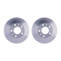 2 Brake Discs full Ø 73 mm 16 mm HELLA suitable...