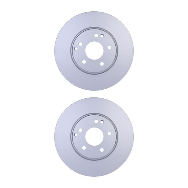 2 Brake Discs internally ventilated Ø 67 mm 28 mm HELLA for e.g. MB E-CLASS