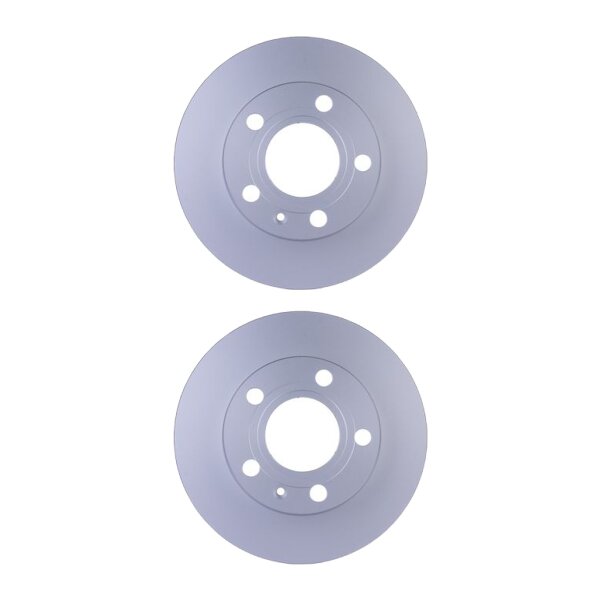 2 Brake Discs full Ø 68 mm 9.9 mm HELLA suitable for e.g. AUDI A4
