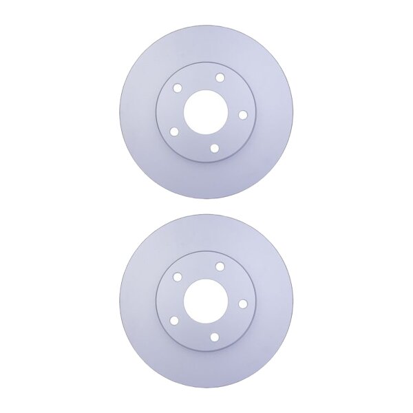 2 Brake Discs internally ventilated Ø 68 mm 28 mm HELLA for e.g. NISSAN X-TRAIL