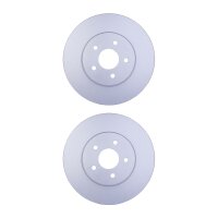 2 Brake Discs internally ventilated Ø 63.5 mm 24...