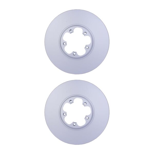 2 Brake Discs internally ventilated Ø 82 mm 24.3 mm HELLA for FORD TRANSIT