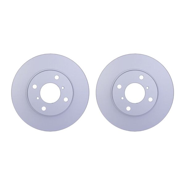 2 Brake Discs full Ø 60 mm 12 mm HELLA suitable for SUZUKI WAGON and others