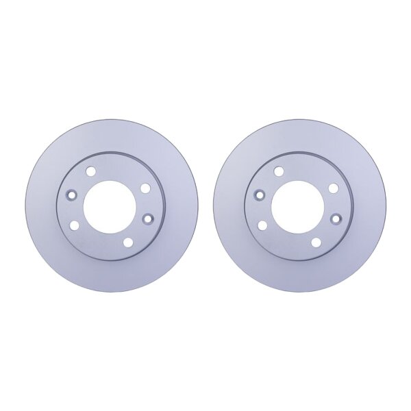 2 Bremsscheiben voll Ø 71,1 mm 9 mm HELLA passend für u.a. CITROËN C4