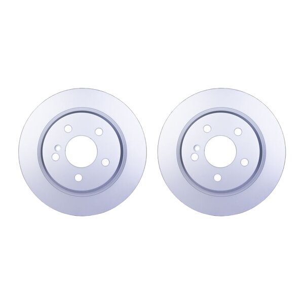 2 Brake Discs internally ventilated Ø 67 mm 22 mm HELLA for e.g. MB E-CLASS