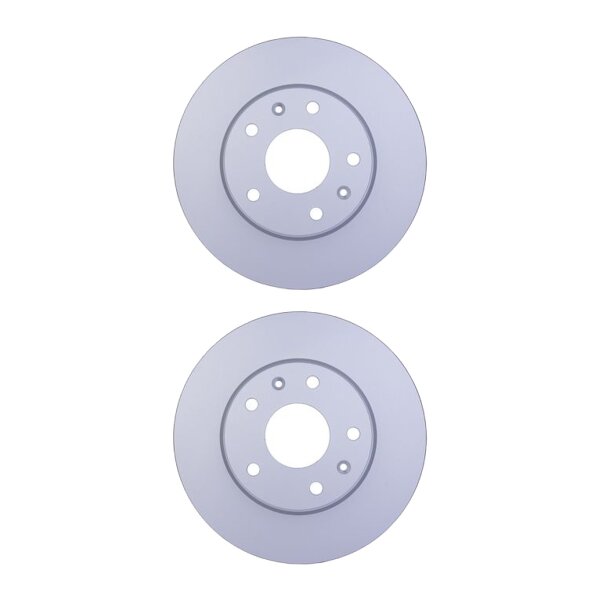 2 Brake Discs internally ventilated Ø 66.1 mm 21 mm HELLA for LAND ROVER