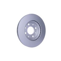 2 Brake Discs internally ventilated Ø 59 mm 20 mm HELLA for e.g. FIAT PANDA