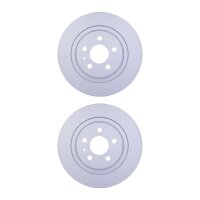 2 Brake Discs full Ø 59 mm 12 mm HELLA suitable...