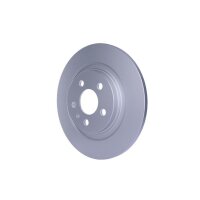 2 Brake Discs full Ø 59 mm 12 mm HELLA suitable for e.g. CITROËN C8