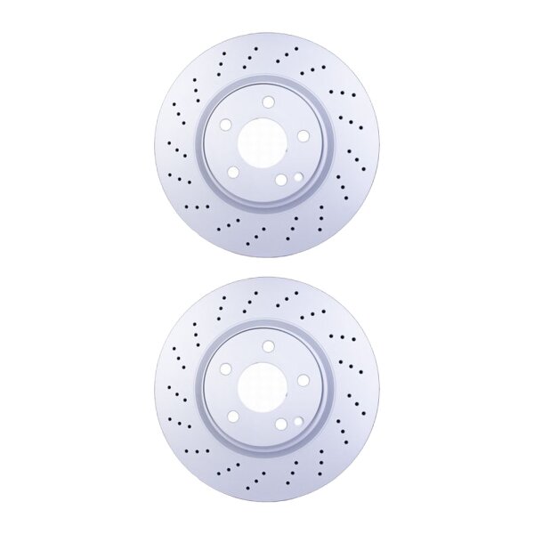 2 Bremsscheiben innenbelüftet Ø 67 mm 32 mm HELLA für u.a. MB E-KLASSE