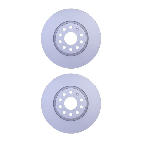 2 Brake Discs internally ventilated Ø 65 mm 25 mm HELLA for e.g. AUDI A3