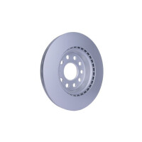 2 Brake Discs internally ventilated Ø 65 mm 22 mm HELLA for e.g. SEAT ALTEA