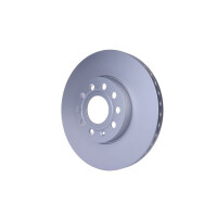 2 Brake Discs internally ventilated Ø 65 mm 24.9 mm HELLA for e.g. AUDI A3
