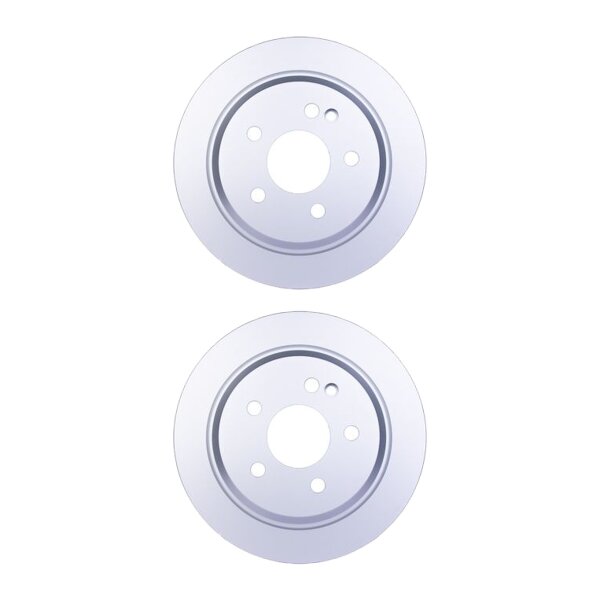 2 Brake Discs full Ø 67 mm 10 mm HELLA suitable for e.g. MB VITO