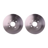 2 Brake Discs full Ø 61 mm 10 mm HELLA suitable...