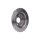 2 Brake Discs full Ø 61 mm 10 mm HELLA suitable for e.g. MG ZR