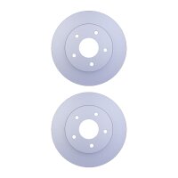 2 Brake Discs full Ø 68 mm 10 mm HELLA suitable...