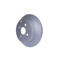 2 Brake Discs full Ø 55 mm 9 mm HELLA suitable for e.g. TOYOTA COROLLA