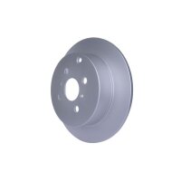 2 Brake Discs full Ø 55.1 mm 9.3 mm HELLA suitable for e.g. TOYOTA YARIS