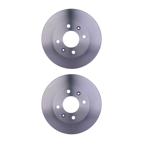 2 Brake Discs internally ventilated Ø 62.2 mm 19 mm HELLA for HYUNDAI ACCENT