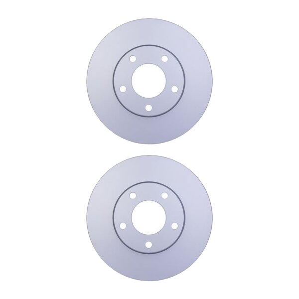 2 Brake Discs internally ventilated Ø 72 mm 25 mm HELLA for e.g. MAZDA 3