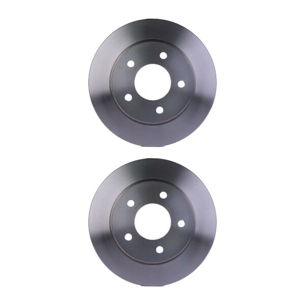 2 Bremsscheiben voll Ø 72 mm 11 mm HELLA passend für u.a. MAZDA 3