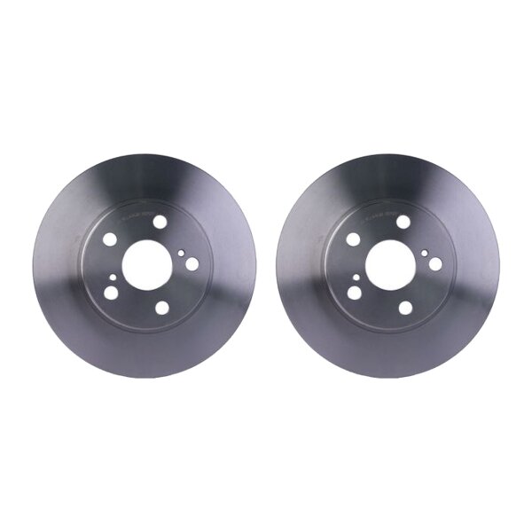 2 Bremsscheiben voll Ø 72 mm 11 mm HELLA passend für u.a. MAZDA 5