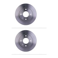 2 Brake Discs internally ventilated Ø 69 mm 24 mm...