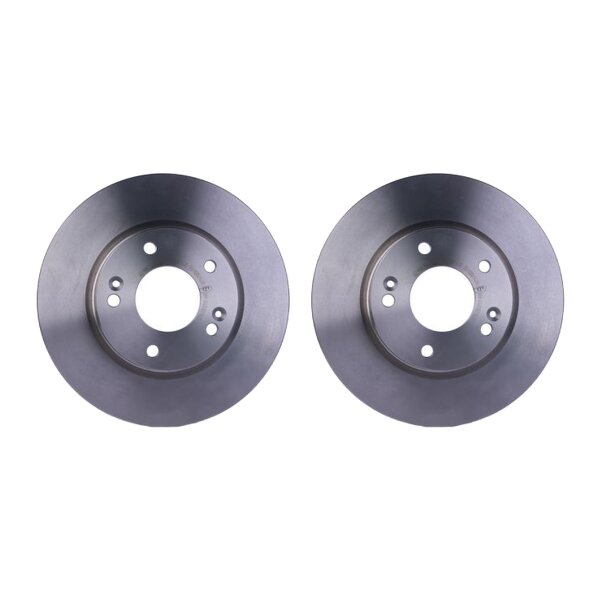 2 Brake Discs internally ventilated Ø 69 mm 26.2 mm HELLA for HYUNDAI SANTA