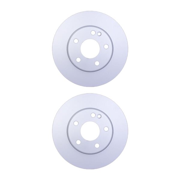 2 Brake Discs internally ventilated Ø 67 mm 22 mm HELLA for e.g. MB A-CLASS