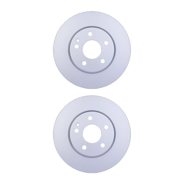 2 Brake Discs internally ventilated Ø 67 mm 25 mm HELLA for e.g. MB B-CLASS