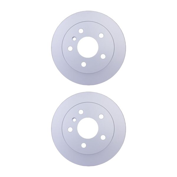 2 Brake Discs full Ø 67 mm 8 mm HELLA suitable for e.g. MB B-CLASS