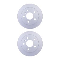 2 Brake Discs full Ø 67 mm 8 mm HELLA suitable for...