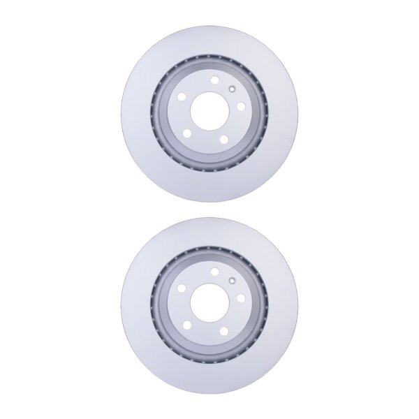 2 Brake Discs externally ventilated Ø 68 mm 22 mm HELLA for e.g. AUDI A6