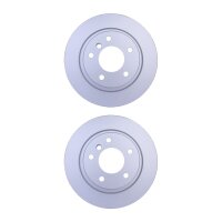 2 Brake Discs full Ø 75 mm 10.5 mm HELLA suitable...