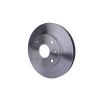 2 Brake Discs internally ventilated Ø 60 mm 24 mm HELLA for e.g. DAEWOO REZZO