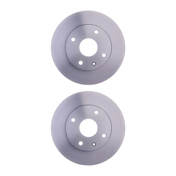 2 Brake Discs internally ventilated Ø 60 mm 24 mm HELLA for CHEVROLET LACETTI