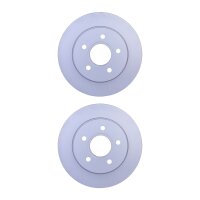 2 Brake Discs full Ø 63.5 mm 11 mm HELLA suitable...