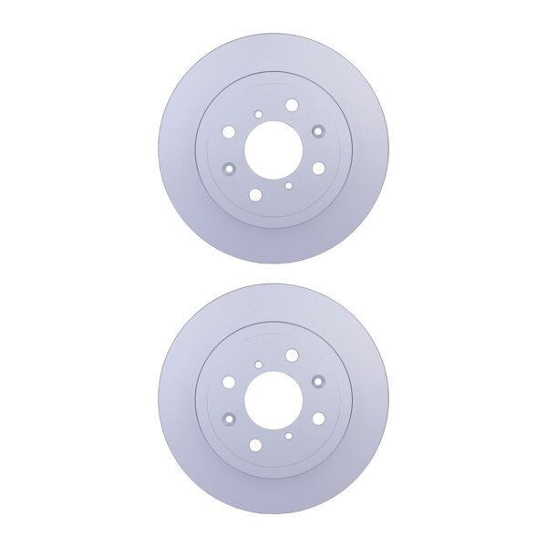 2 Brake Discs internally ventilated Ø 60 mm 17 mm HELLA for SUZUKI WAGON