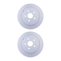 2 Brake Discs full Ø 55 mm 10 mm HELLA suitable...